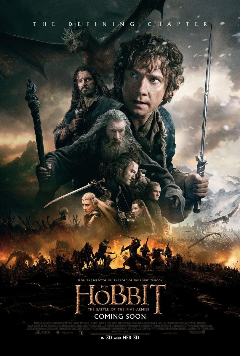 portada el hobbit la batalla de los cinco ejercitos